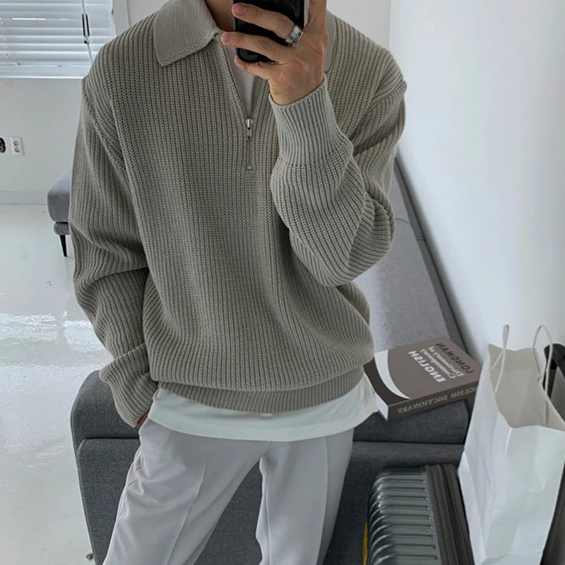PASSIONIS ZIPPER SWEATER