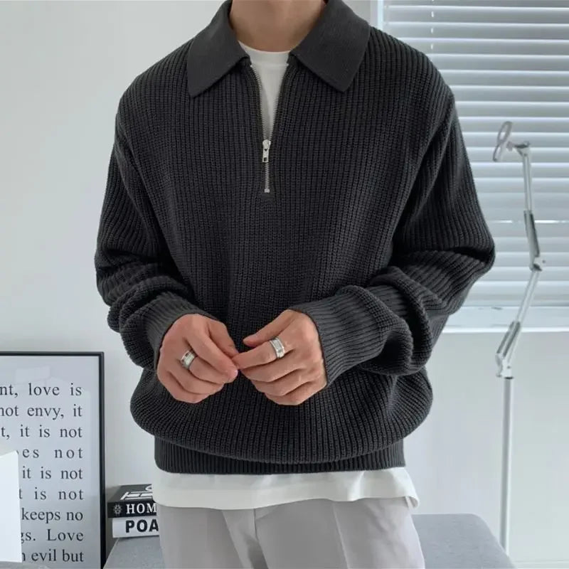 PASSIONIS ZIPPER SWEATER