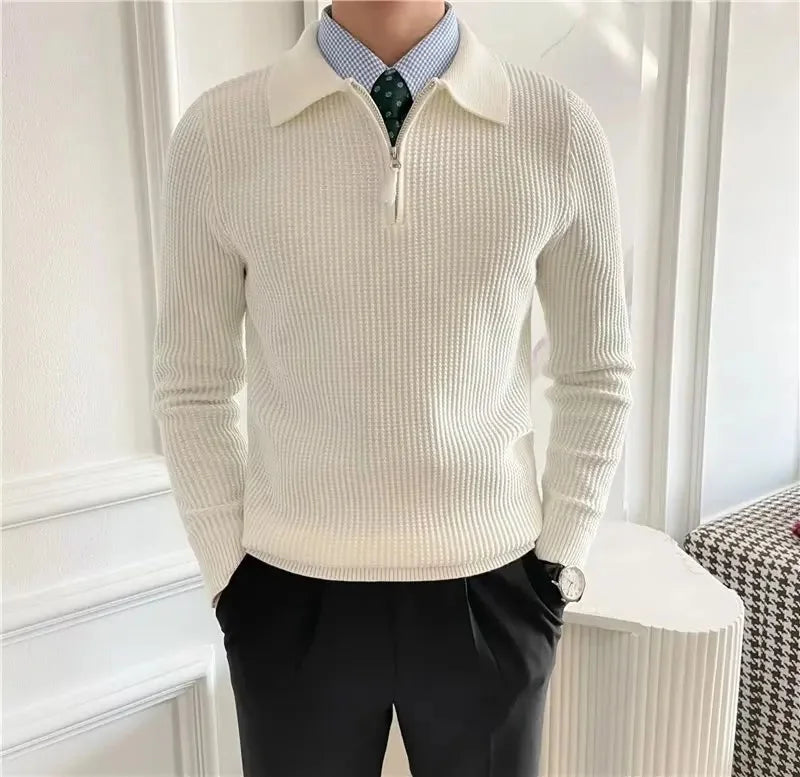 Polo zipped sweater