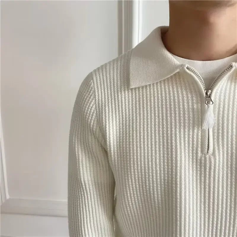 Polo zipped sweater