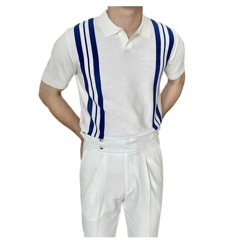FLORENCE STRIPED POLO