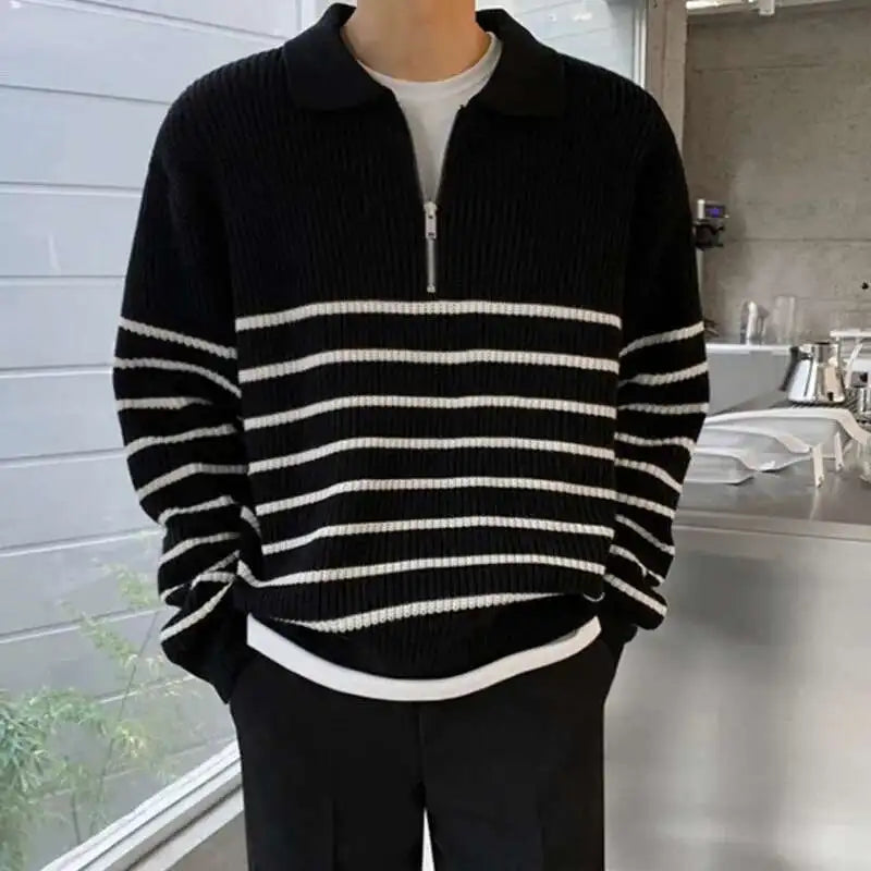 PASSIONIS KNIT HALF-ZIP SWEATER