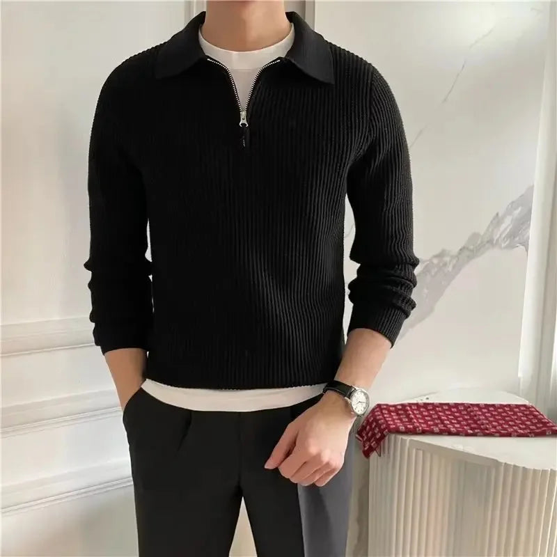 Polo zipped sweater