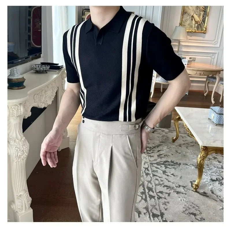 FLORENCE STRIPED POLO