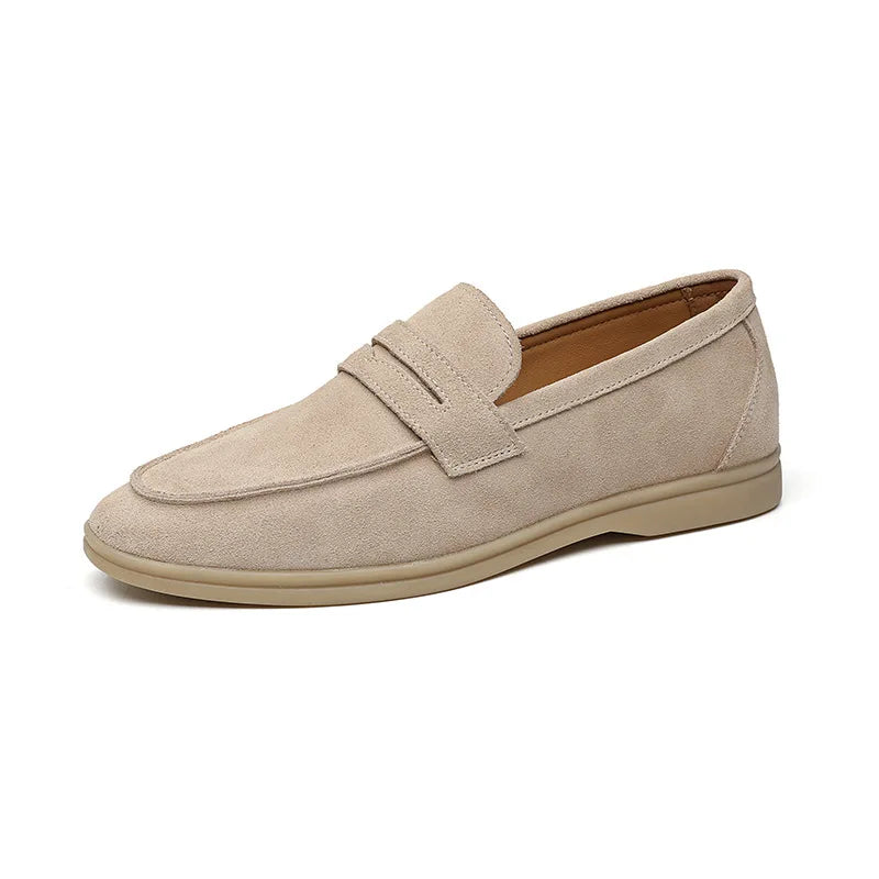 GEONWOO OLD MONEY SUEDE LOAFERS