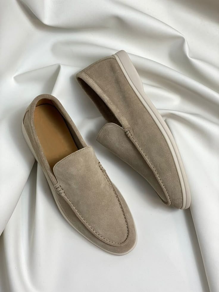 GEONWOO OLD MONEY SUEDE LOAFERS