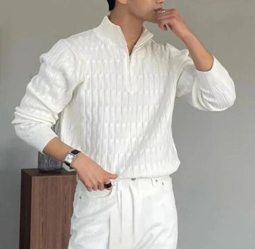 Polos half zip sweater