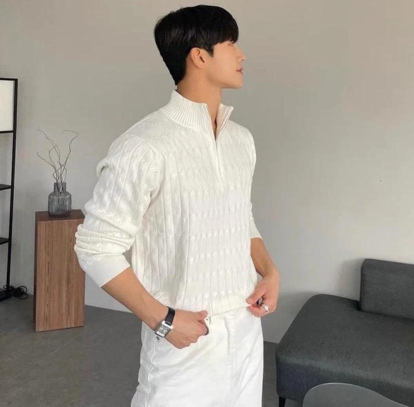 Polos half zip sweater