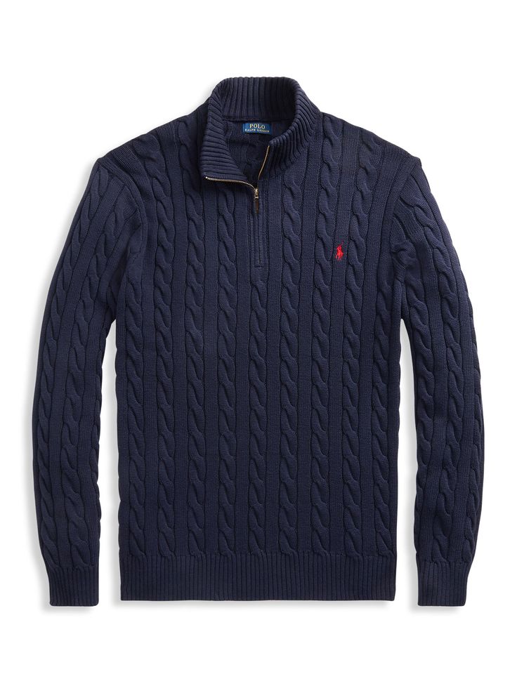 Polo zipped sweater