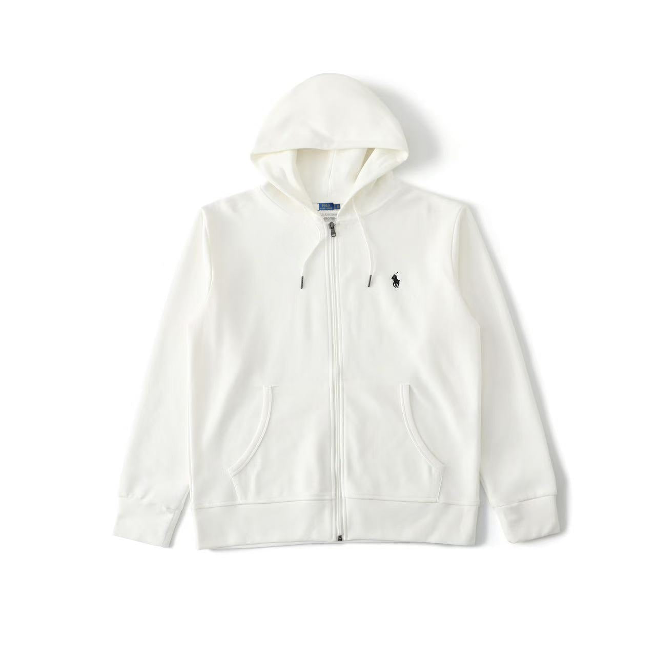 Cross-Border Export Raff Rl Sweatshirt Pony Logo Embroidered Logo Hooded Sweatshirt Men's And Women's Casual Zipper Cardigan Jacket