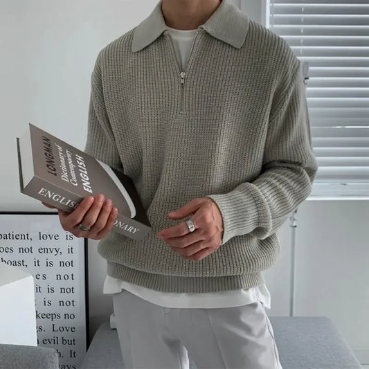 PASSIONIS ZIPPER SWEATER