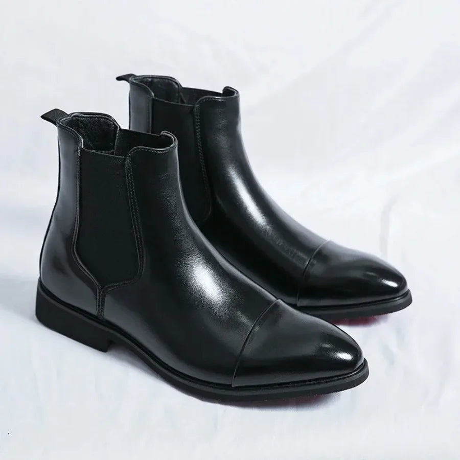 Passionis Crimson Elite Heritage Leather Chelsea Boots