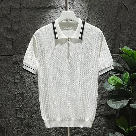 Passionis™ Retro Ice-Silk Polo – Italian Summer Edition