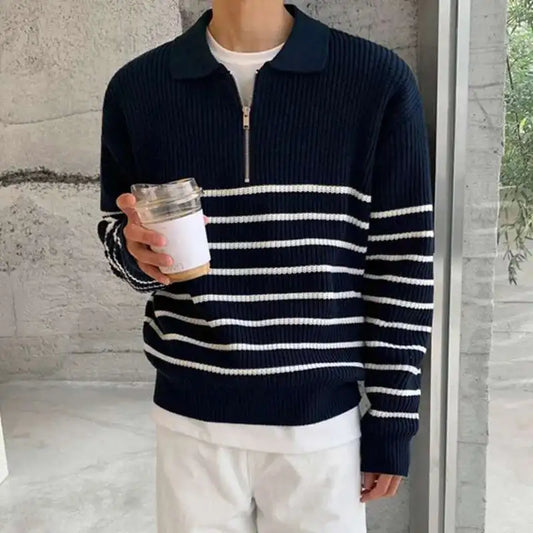 PASSIONIS KNIT HALF-ZIP SWEATER
