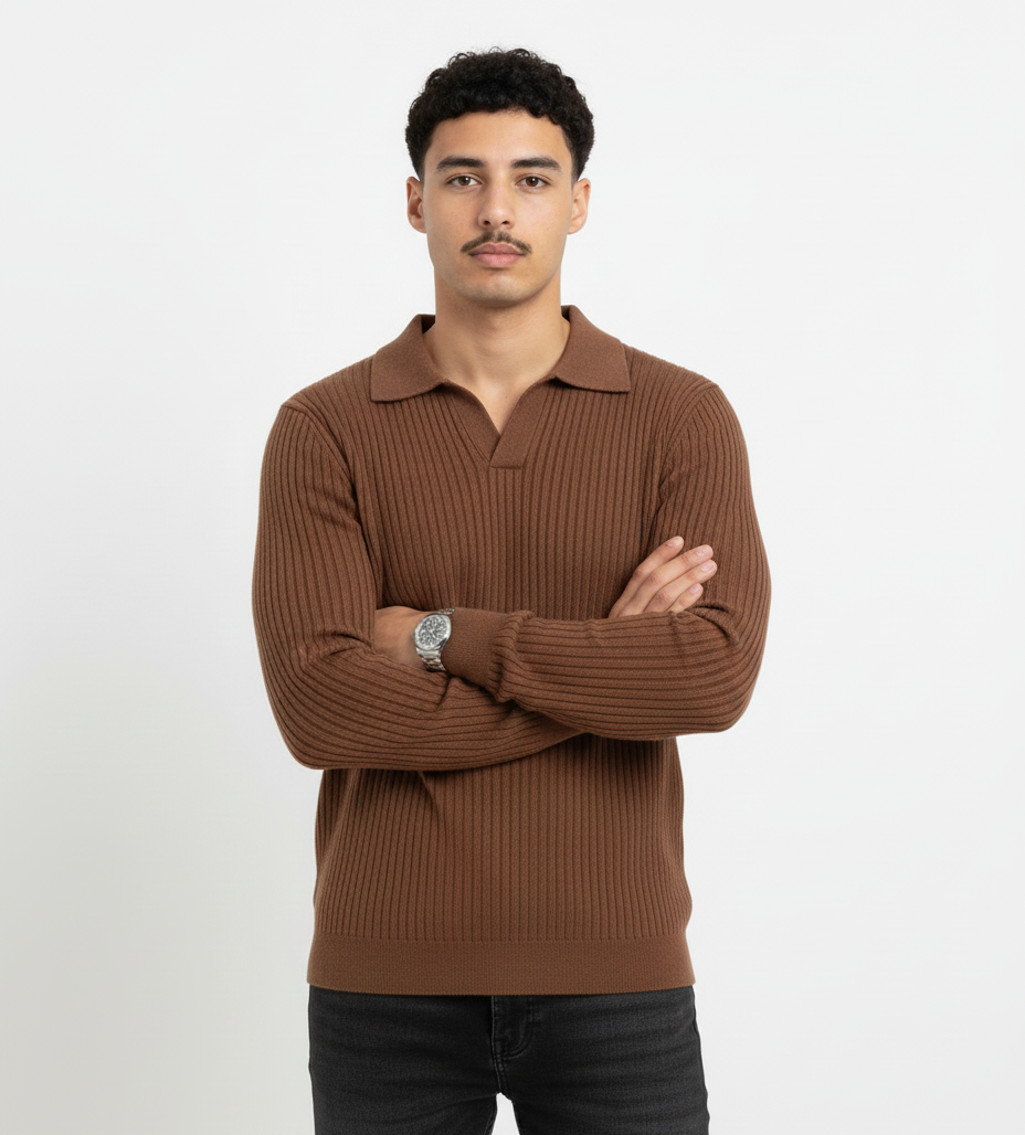 SUWON V-NECK POLO