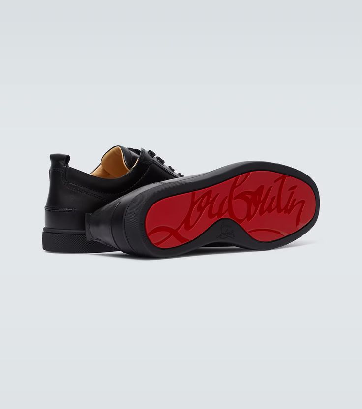 Passionis Noir Red-Sole Sneakers