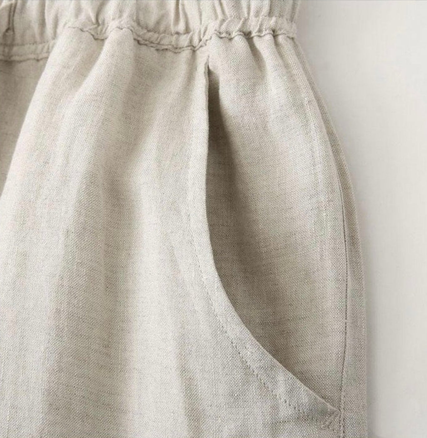 H&M CANNES LINEN PANTS