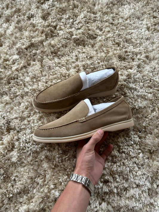 GEONWOO OLD MONEY SUEDE LOAFERS