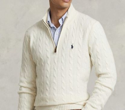 Polo zipped sweater