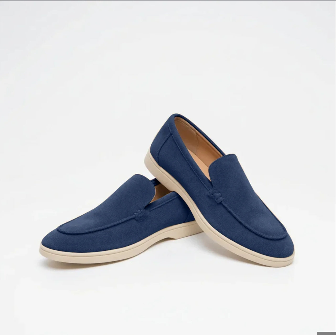 MONOACO OLD MONEY SUEDE LOAFERS