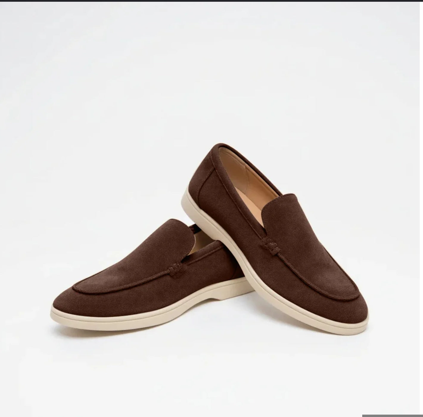 MONOACO OLD MONEY SUEDE LOAFERS